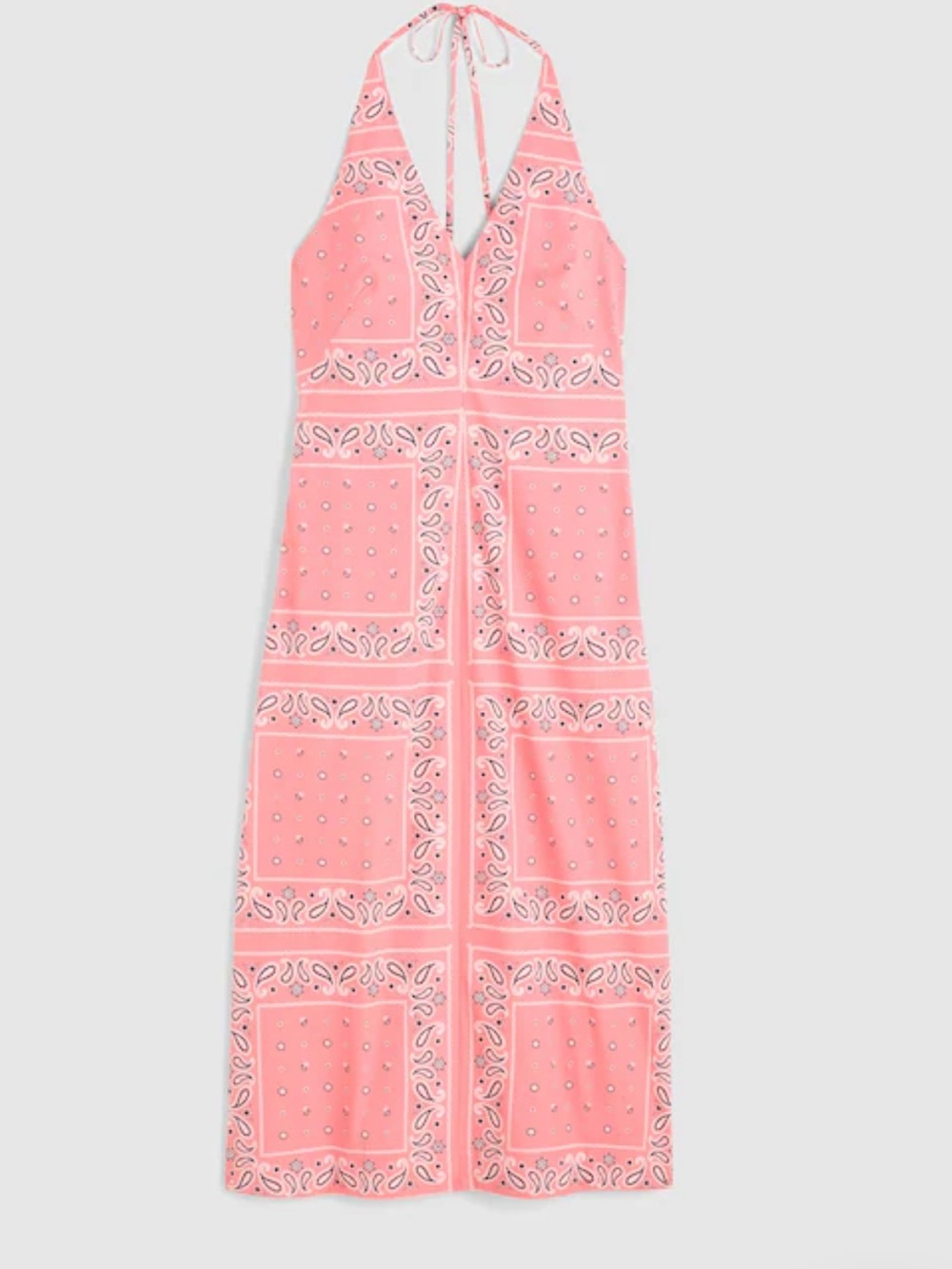 NWT Madewell x Shopbop Smocked Halter Midi Dress in Size Small - Picture 7 of 11